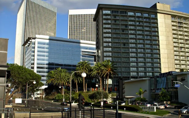 The towers of Century City, Los Angeles.