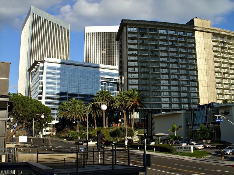 The towers of Century City, Los Angeles.
