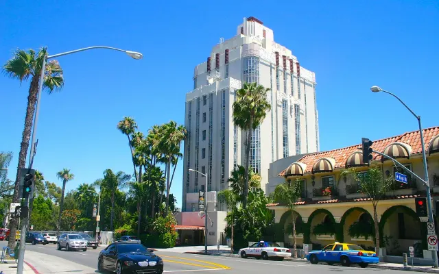 Sunset Tower on Sunset Boulevard in West Hollywood.